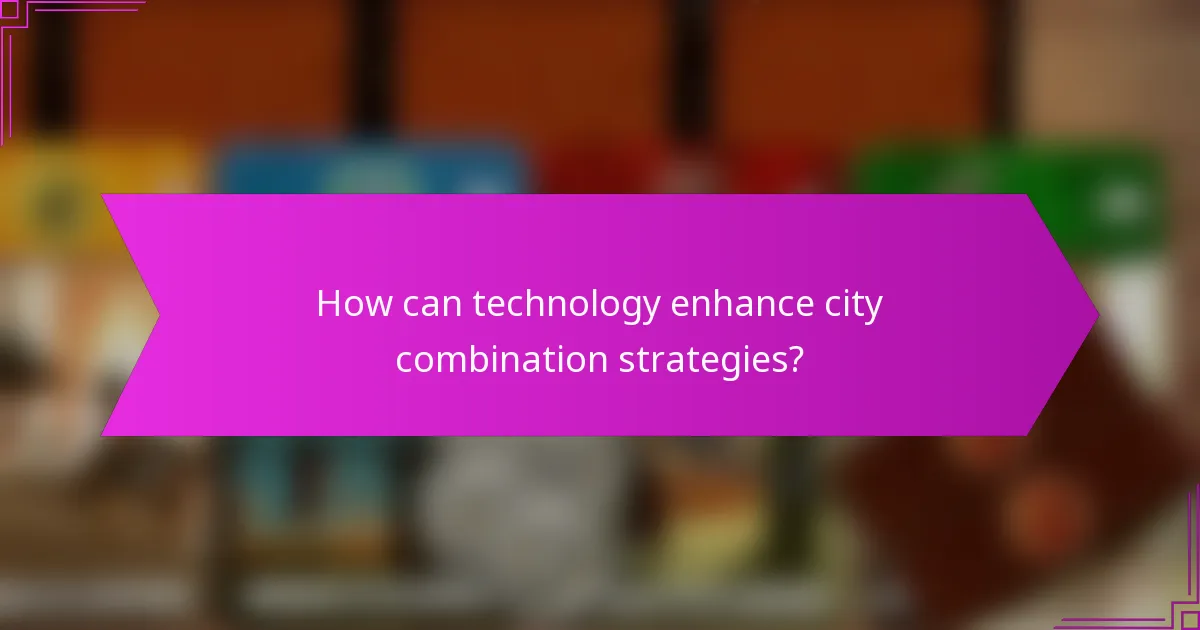 How do tactical advantages arise from city combinations?