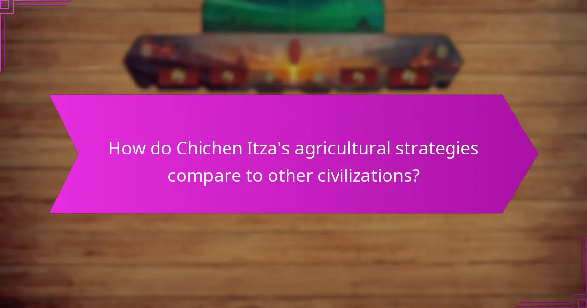 What age benefits did Chichen Itza experience from its agricultural practices?