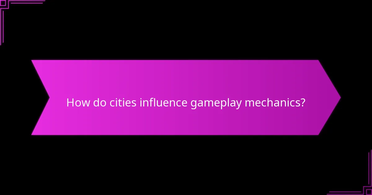 What urban strategies can enhance gameplay?