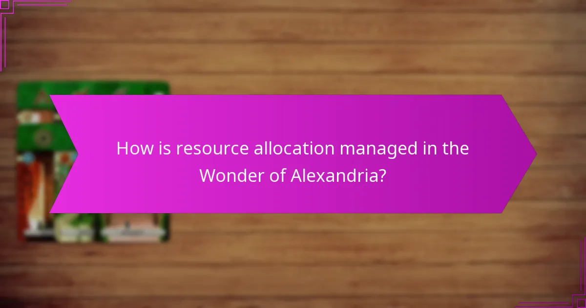 What are the card drafting mechanics in the Wonder of Alexandria?