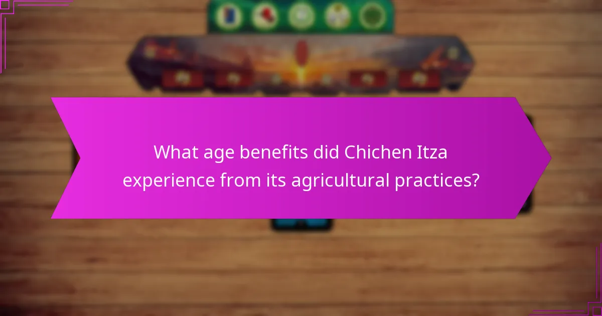 How do Chichen Itza’s agricultural strategies compare to other civilizations?