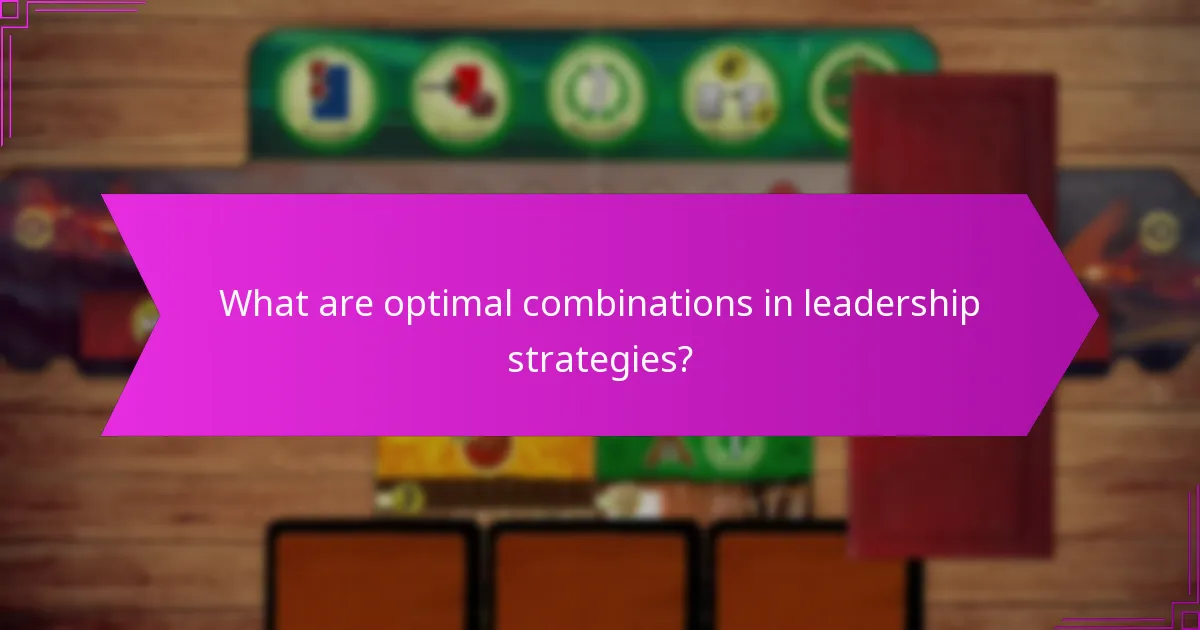 Which leadership styles work best together?